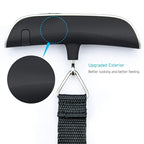 1 vnt. 50 kg (110 lb) skaitmeninės rankinės bagažo svarstyklės