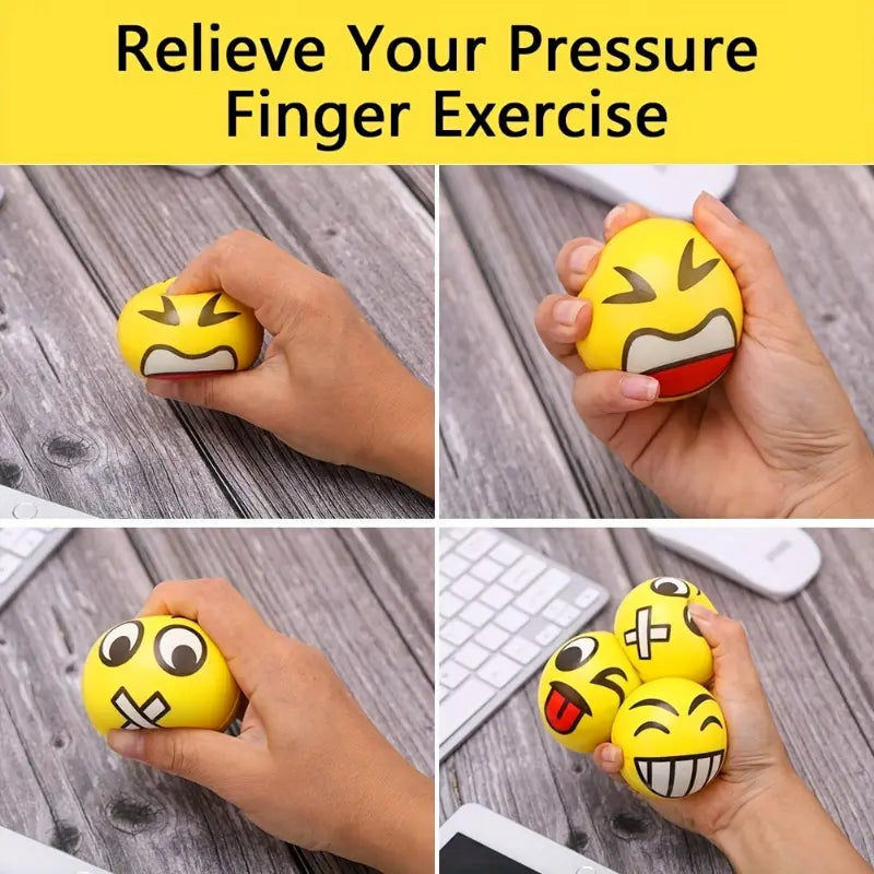 Atsitiktinio veido spaudimo kamuoliukai - 1 vnt.