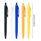 Spalvoti rutuliniai rašikliai, vidutinis rašymo storis (1 mm)