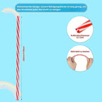 Daugkartinio naudojimo kieti šiaudeliai – 4 vnt.