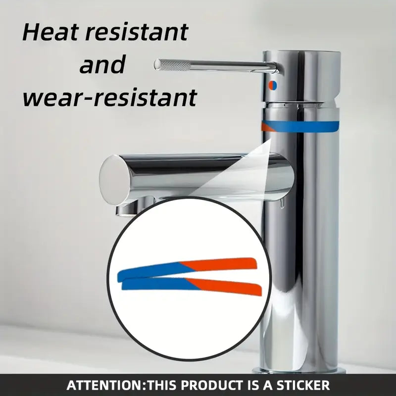 Karšto ir šalto vandens etiketės