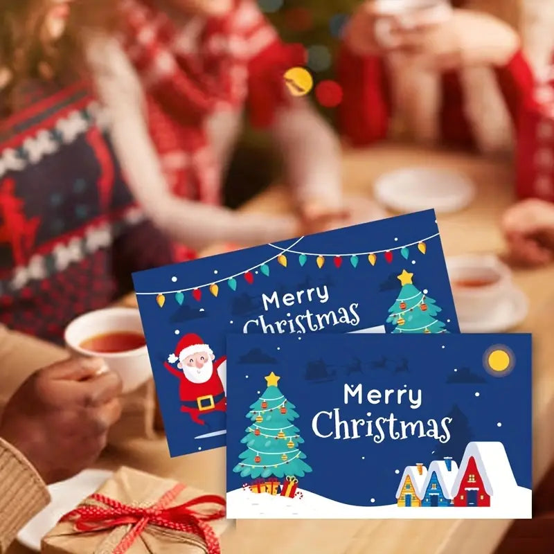 Kalėdinė kortelė su nuplėšiamu lipduku