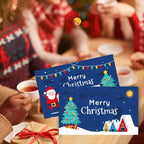 Kalėdinė kortelė su nuplėšiamu lipduku