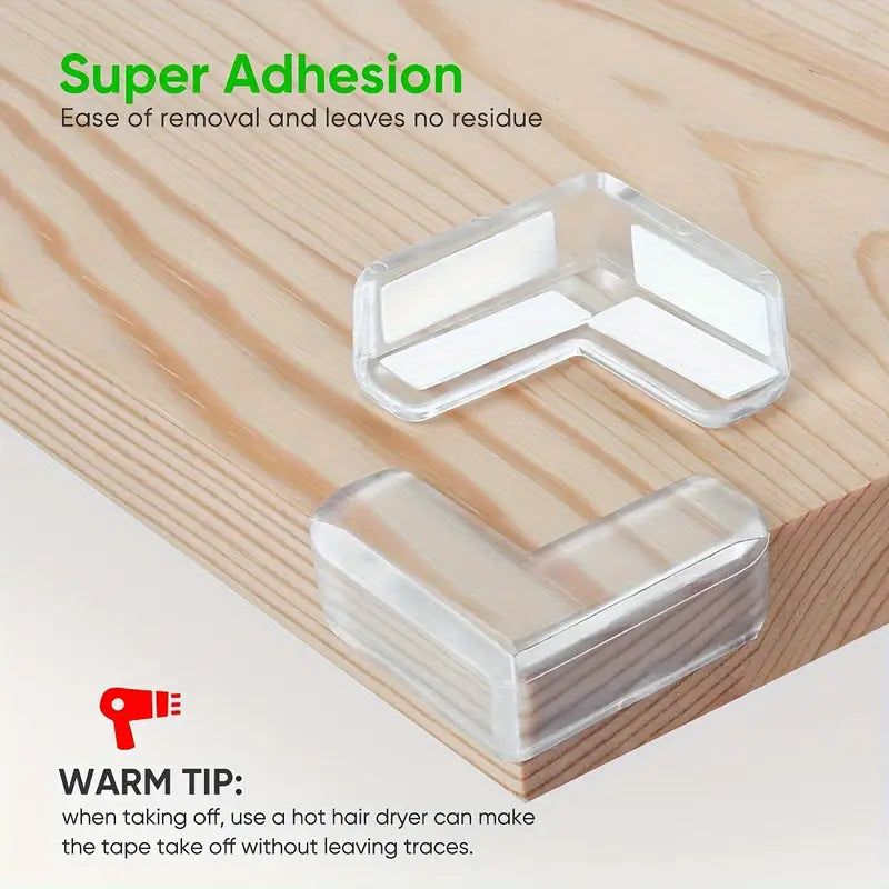 PVC skaidrus kampinis apsauginis profilis nuo susidūrimų