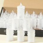 LED liepsnos imitacijos žvakės - 1 vnt.