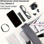 2-in-1 itin smulkių pluoštų purškimo buteliukas mobiliesiems telefonams, kompiuteriams, akiniams