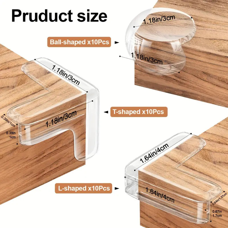 PVC skaidrus kampinis apsauginis profilis nuo susidūrimų