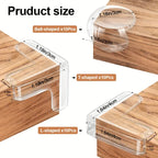 PVC skaidrus kampinis apsauginis profilis nuo susidūrimų