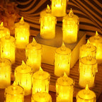 LED liepsnos imitacijos žvakės - 1 vnt.