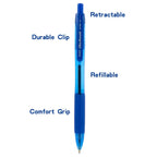 AIHAO mėlynos spalvos rašikliai su rutuliniu galiuku