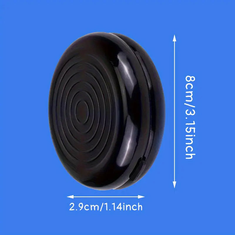 Kompaktiška plastikinė dėžutė monetoms susidėti