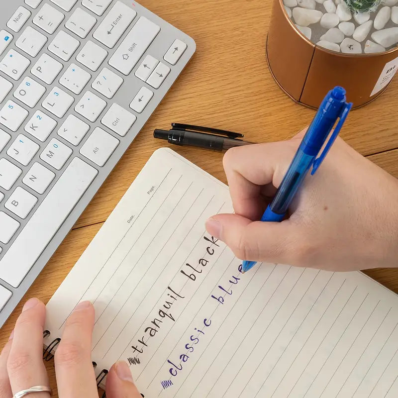 AIHAO mėlynos spalvos rašikliai su rutuliniu galiuku