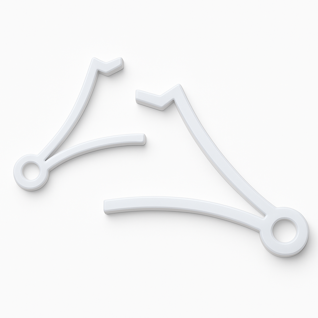 Maišelių spaustukai x 2