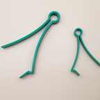 Maišelių spaustukai x 2