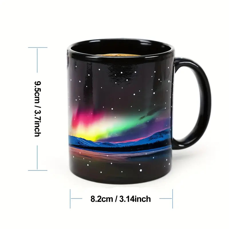 MugKiss 11oz Šiaurės pašvaistės spalvos