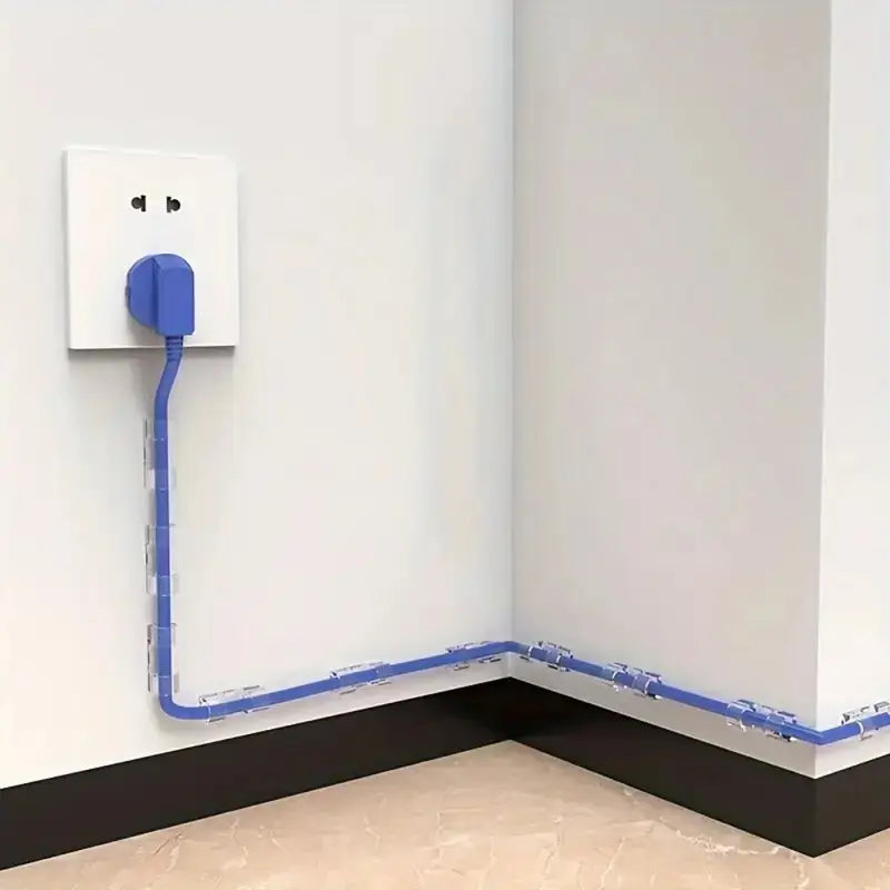 Skaidrūs plastikiniai kabelių tvirtinimo spaustukai