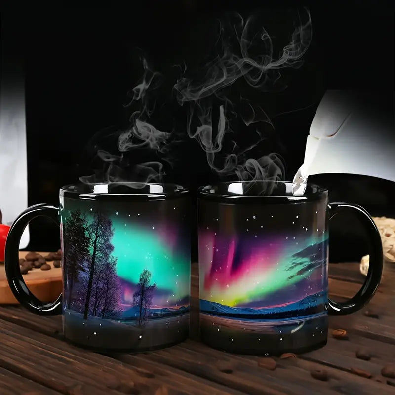 MugKiss 11oz Šiaurės pašvaistės spalvos