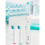 Minkštų šerių pakaitinės dantų šepetėlių galvutės